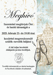 Meghívó szülők-nevelő báljára